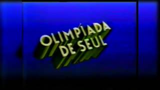 COBERTURA Rede Manchete Olimpiadas de Seul 1988