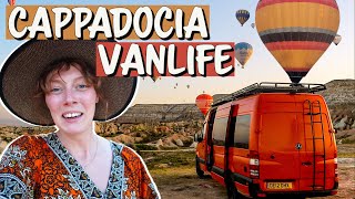 The BEST camping spot in THE WORLD (Vanlife Cappadocia Turkey)