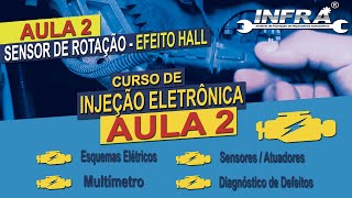 SENSOR DE ROTAÇÃO EFEITO HALL - AULA 2 - CURSO DE INJEÇÃO ELETRÔNICA