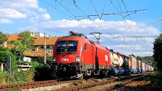 Много рядка гледка с влак на Rail Cargo Carrier, през Провадия