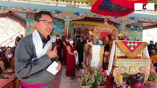 Speech by Jamyang Tsering Namgyal  at Tserkarmo Monestery on 3rd July 2022