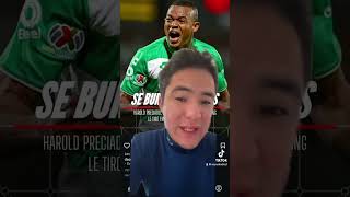 Preciado vs Santos #santos #futbolmexicano #ligamx #viralshort #shortsyoutube #yoytubeshorts