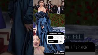 Bailey Marne TikTok Video! Rating People's Met Gala Outfits!