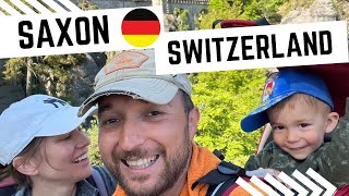 Camping in Germany with Caravan - Saxon Switzerland National Park - Sächsische Schweiz 🇩🇪