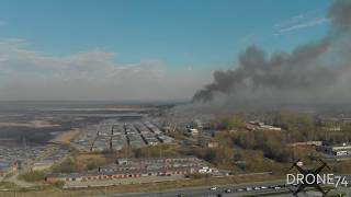 Пожар Озерск Теча 18.05.2018 Fire  Drone 74