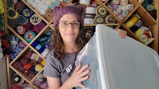 What's in that Tote?  Explore #8 with me! Crochet and Yarn Goodies!