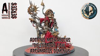 A WARPDUST HOBBIES CHARACTER SHOWCASE SERIES ADEPTUS MECHANICUS "BELISARIUS CAWL"