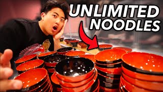 I tried Japan's EXTREME UNLIMITED Noodle Challenge!