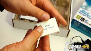 300Mbps Wireless N ADSL2+ Modem Router TD-W8961ND TP-Link - Unboxing by www.geekshive.com