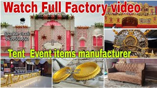 Latest Fiber Stage Gate | Padmavati Trolley | Wedding Sofa| Catering counter | Haldi Tub