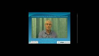 Clinical Engineering at Belfast HSC Trust, N.Irleand – presented by George Dempsey