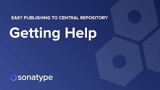 08 - Getting Help - Easy Publishing to Central Repository