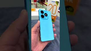 New Tecno Spark 20 Unboxed In Shinning Blue Edition #shorts