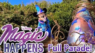 NEW! Magic Happens Parade at Disneyland Anaheim CA 2020 HD FULL PARADE