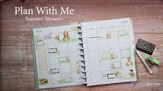 Monthly Plan With Me - Summer Showers | June 2024