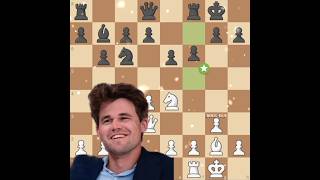 magnus carlsen brilliancy ✨🕊️ #checkmate #sacrifice #brilliant #edit #chess #chessgame #shorts