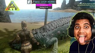 How To Tame Sarco Ark Survival Evolved Mobile Hindi Gameplay