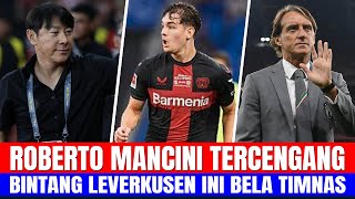 ROBERTO MANCINI TERCENGANG, BINTANG LEVERKUSEN INI BELA TIMNAS INDONESIA