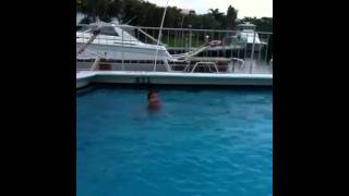 Vinny can finally swim 7/13/11