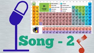 Periodic table song - 2| Alkali metals| Alkaline earth metals|Noble gases|Halogens|Non-metals|