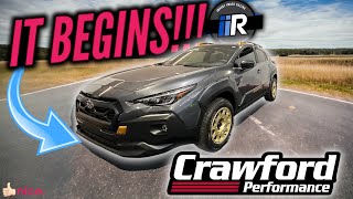 PROJECT OFF-ROAD CROSSTREK HAS BEGUN! |SUBARU | CRAWFORD PERFORMANCE | 2018-2024