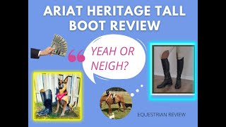 Equestrian Review - ARIAT Heritage Contour II Field Zip Tall Riding Boot