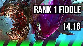 FIDDLESTICKS vs KHA'ZIX (JGL) | Rank 1 Fiddle, 5/3/17 | EUW Challenger | 14.16