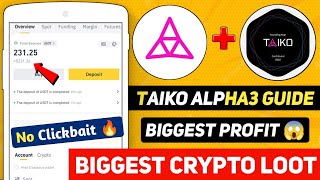 Taiko Alpha 3 Incentivize Testnet Full Guide 🔥 New Testnet Loot