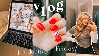 day in my life productive & busy: filming videos, nails, shopping, etc.