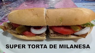 SUPER TORTA DE MILANESA / PREPARADA EN CASA