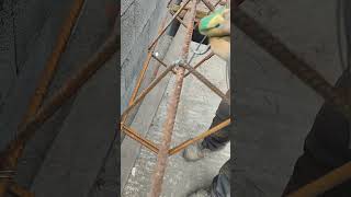 Каркас под армопояс/ Стройка #монолит #стройка #construction