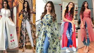 Slit kurti designs 2020//latest slit kurti design ideas//