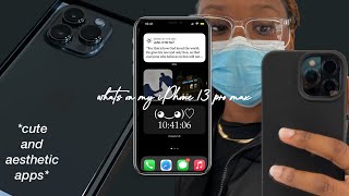 whats on my iphone 13 pro max + unboxing!