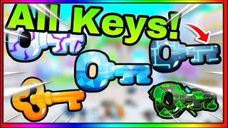 I opened 100 Of EACH KEY In Pet Simulator 99! (Roblox)