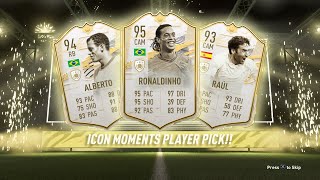 I FINALLY OPENED AN ICON MOMENTS PLAYER PICK!! - FIFA 21 Ultimate Team