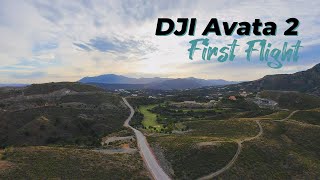 DJI Avata 2 - First Flight