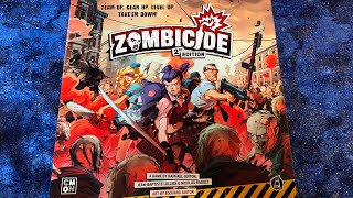 ASMR Zombicide 2nd Edition Board Game Core Box Whispered Unboxing + Extras Preview