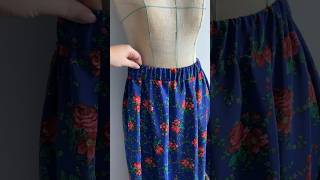 Sewing folk skirt