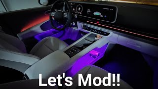 IONIQ 6 Center Console Ambient Lighting mini mod!