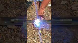 Satisfying Blue Flame Welding #shorts