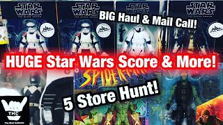 5 Store Toy Hunt for Exclusives! | Black Series | Power Rangers | Marvel Legends | OSFTM Mail Call!