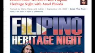 GOLDEN STATE WARRIORS HOST HERITAGE NIGHT WITH ARNEL PINEDA, THE LEAD SINGER OF JOURNEY