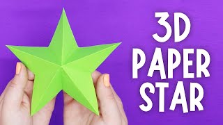 How to Make a 3D Paper Star | Easy Paper Star Tutorial