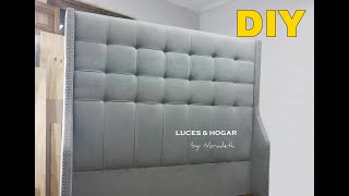 DIY - Respaldar tapizado con brazos - HEADBOARD