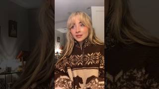 Christmas makes me cry, New snippet? Sabrina Carpenter via Tik Tok #sabrinacarpenter