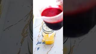 Cocktail fraîcheur Jus d´orange et Groseilles-pays