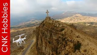 Saydet El Qaren Akoura Cross Hill by Drone | سيدة القرن, العاقورة