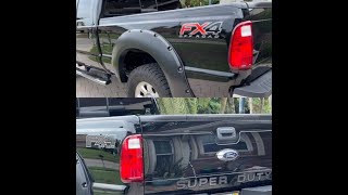 FORD F250 FX4 STICKER REPLACEMENT