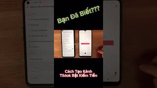 Cách tạo kênh tiktok mỹ bật kiếm tiền #tiktok #tiktoktrungquoc #kiemtientiktok