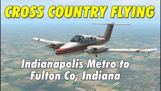 Cross Country Flying | Duchess BE76 | X-Plane 11 VFR from KUMP to KRCR